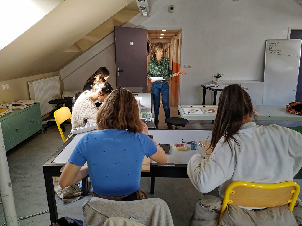 Marie-Astrid Creps, responsable des étudiants en design d’espace
